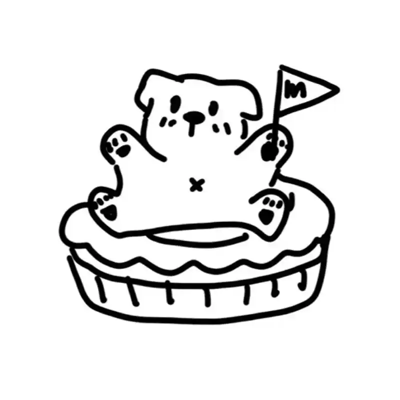 每天画一种小动物|狗狗系列17|金毛 这只金毛是麦麦麦麦门信徒,今天也