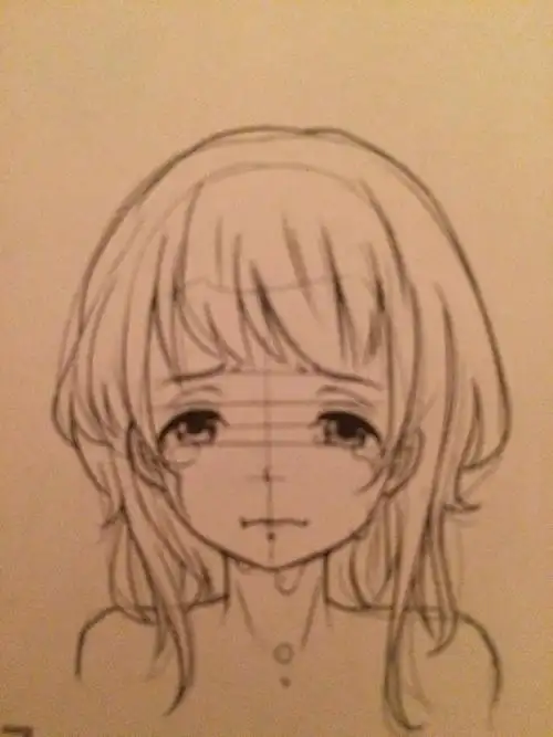 其它 梨花带雨惹人爱 哭哭少女如何画 写美篇画流泪的少女