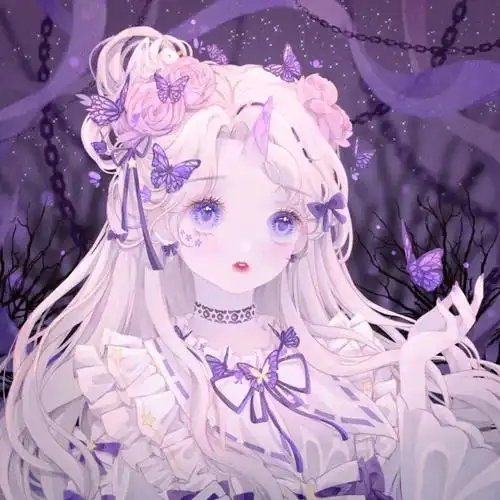 蓝紫色系的头像