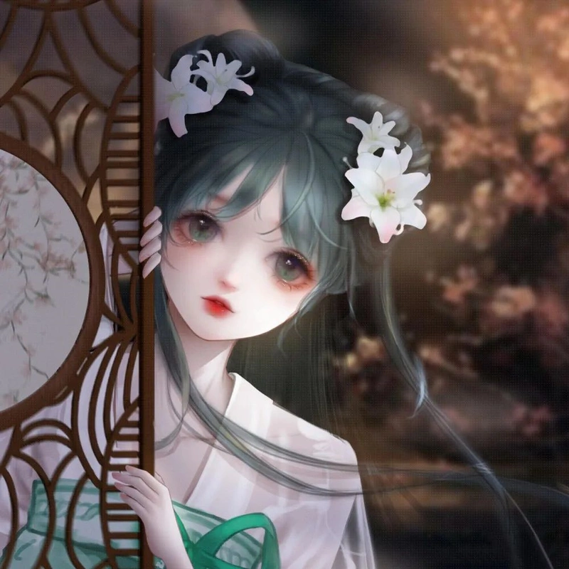 古风仙气动漫女生头像|愿这人间依然热闹