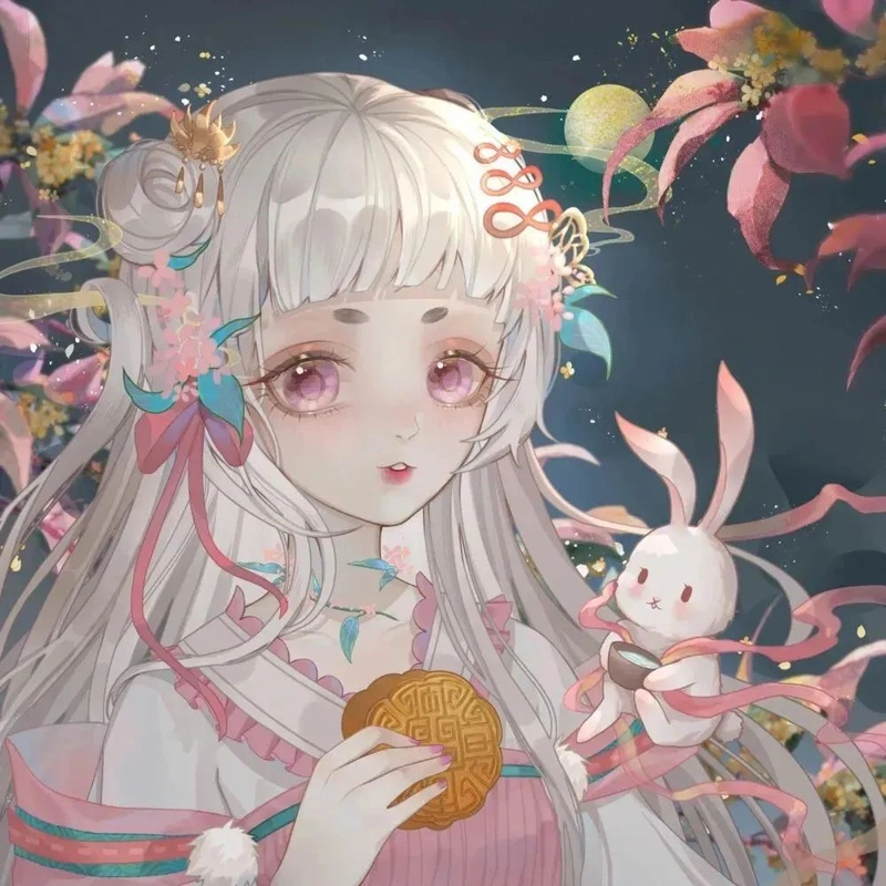 仙气动漫女生头像|热闹的人容易散,慢热的人最长情