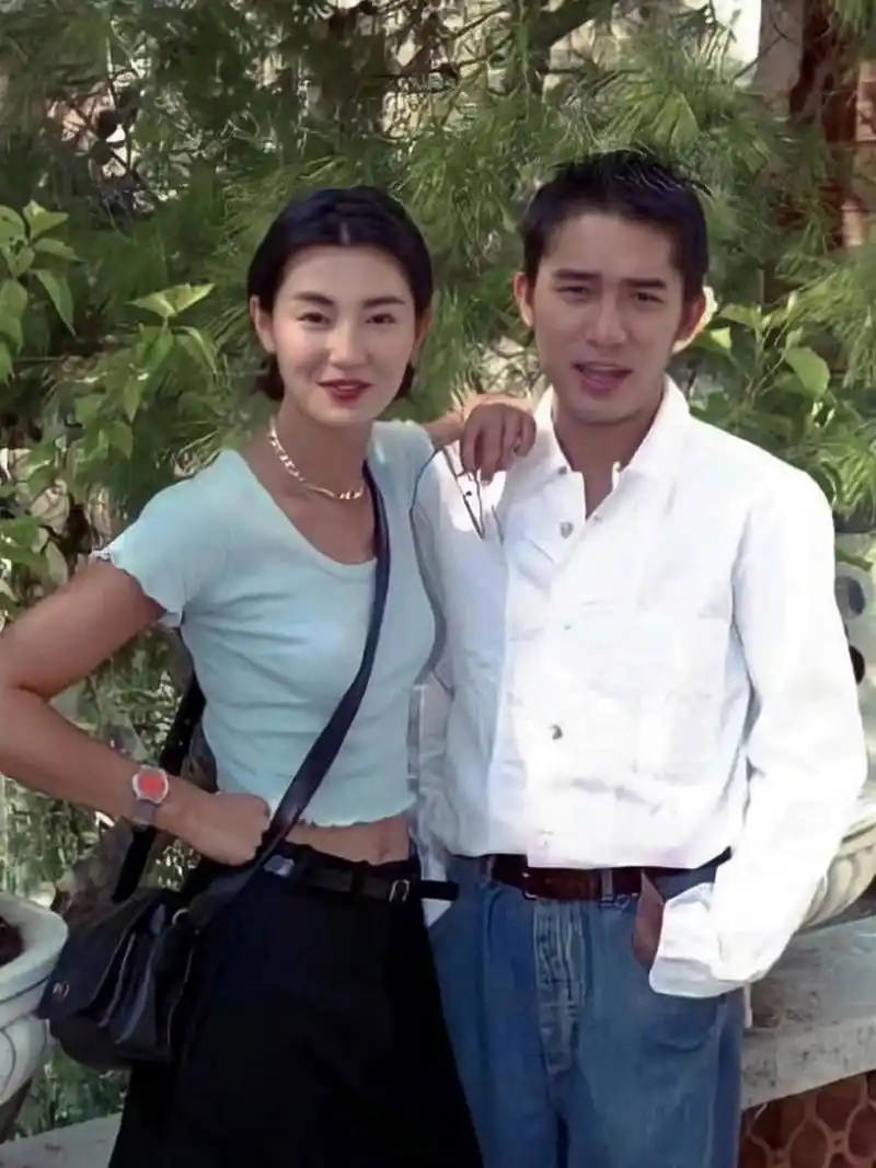 俊男靓女好高的颜值.梁朝伟/张曼玉.