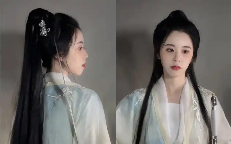 发型教程|简易版仙侠风女主发型,仙女会点法术怎么了!