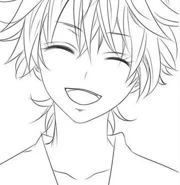 漂亮的动漫人物简笔画动漫 简笔画 卡通 漫画 手