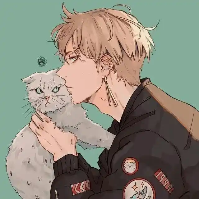 冷酷帅气的男生动漫头像行走的二次元可爱点