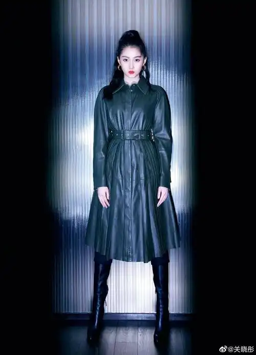 关晓彤的长靴,专治不完美腿形