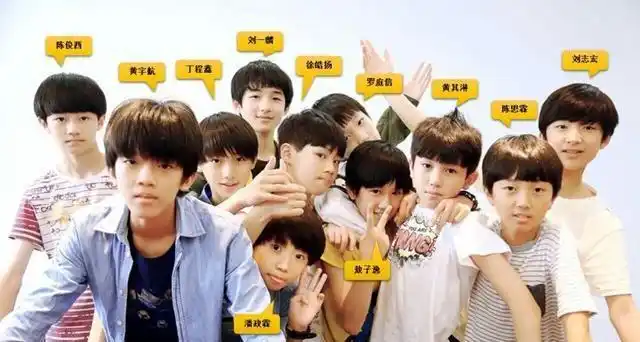 二代练习生黄宇航 潘政霖 敖子逸 徐皓扬 丁程鑫 陈思霖 陈俊西