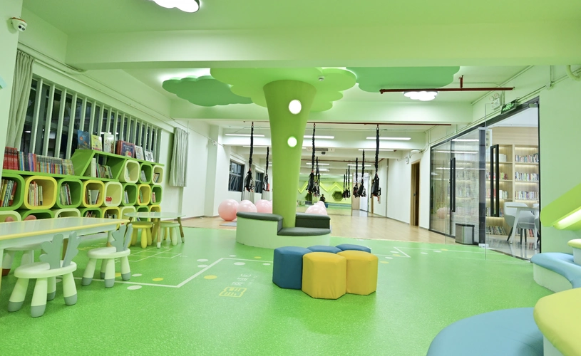 社区孩子有了家门口的游乐园观湖新田社区首个主题式儿童友好型室内