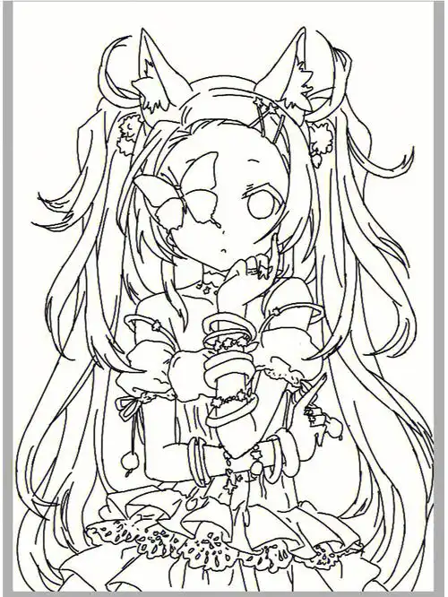 猫耳少女系列绘画学习