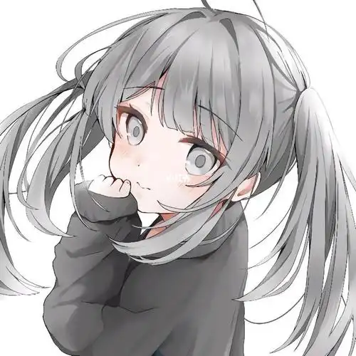 白毛灰毛黑毛女头