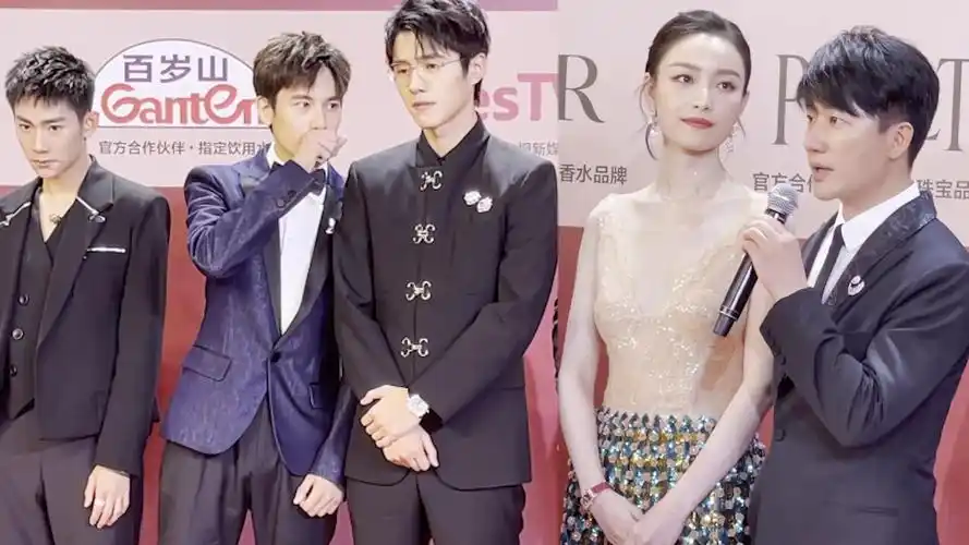 《1921》剧组亮相红毯,刘昊然胡先煦红毯耳语,倪妮黄轩帅气养眼