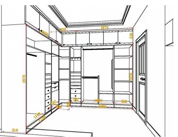 衣帽间尺寸选择技巧,上万网友收藏!