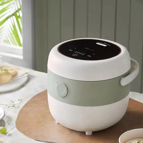 小熊迷你电饭煲陶瓷油1一2人一人食宝宝家用宿舍煮粥煮饭小电饭锅