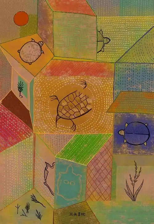 《贰零贰零良渚时间》明信片|插画|商业插画|祛魅研究所_原创作品