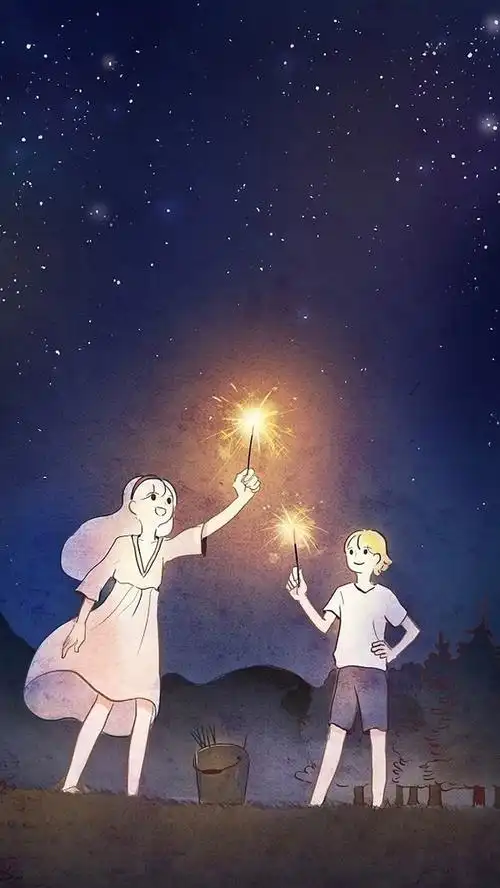 治愈系小清新手绘插画壁纸图片,文艺插画手机壁纸大全