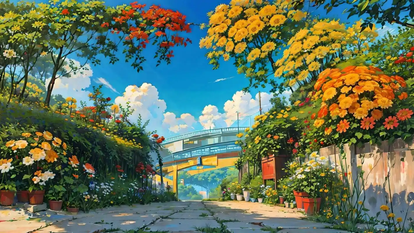 治愈系风景,横版壁纸