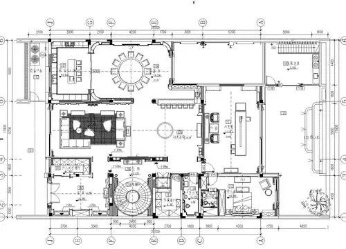 1200㎡超豪华私人独栋别墅全套施工图 方案ppt 高清效果.
