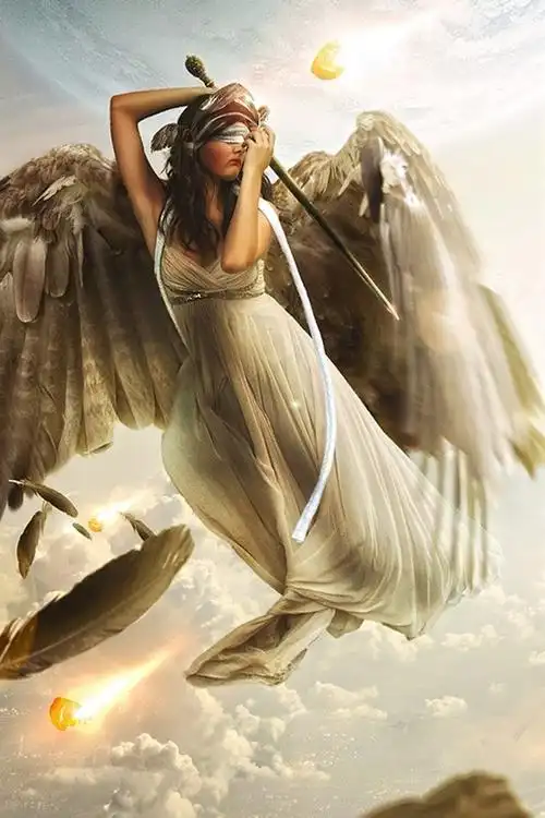 iphone 壁纸 受伤的天使女孩