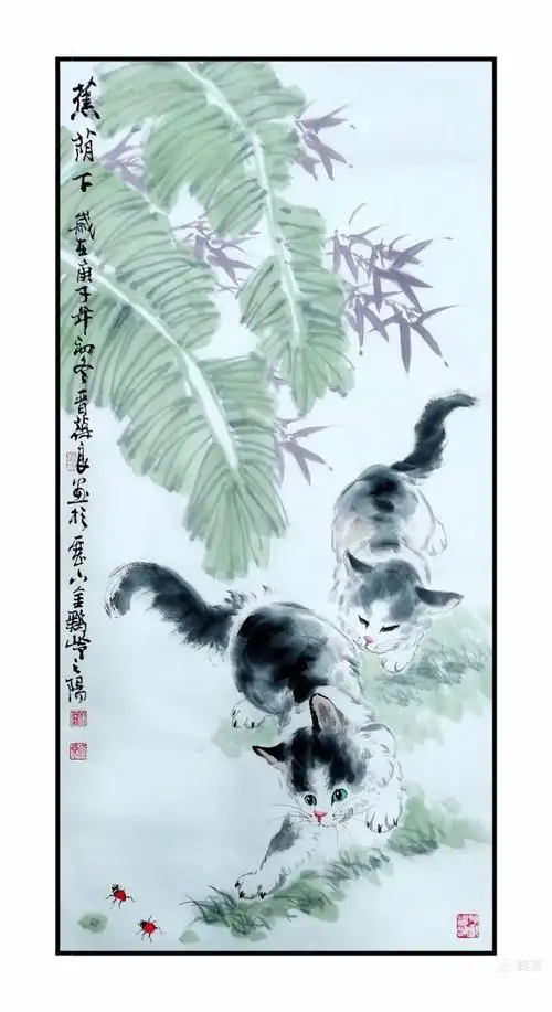 晋葆良国画作品欣赏, 花鸟画