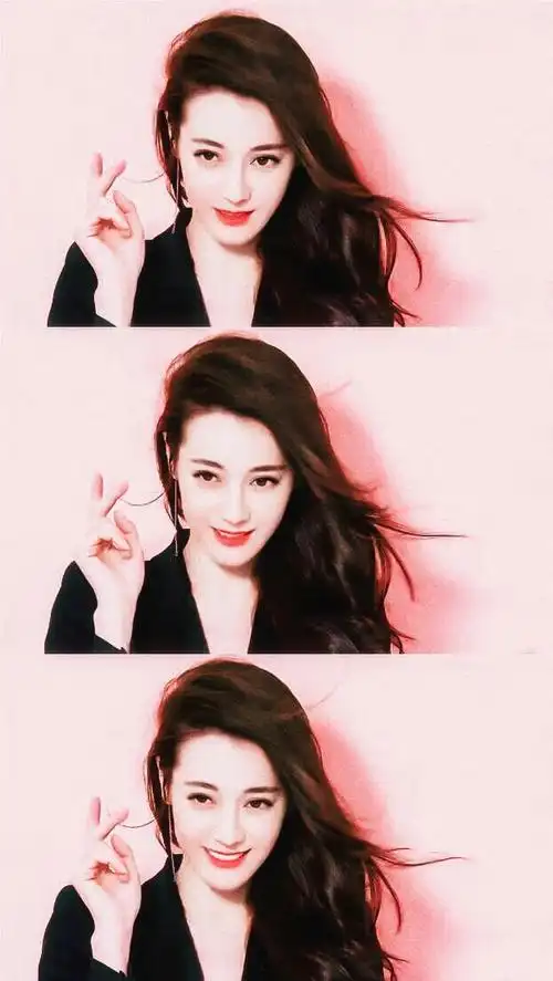 迪丽热巴三宫格美图拿图点赞扣一谢谢配合 - 堆糖,美图壁纸兴趣社区