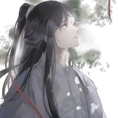 白色长发古风二次元男 - 古风男图动漫 - 实验室设备网