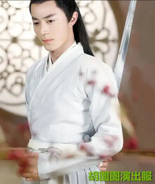 印月阁 花千骨霍建华白子画同款影视/银白色古装cos服装演出服