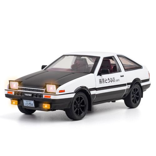 建元120大号头文字d丰田ae86合金车模型仿真汽车摆件儿童玩具车