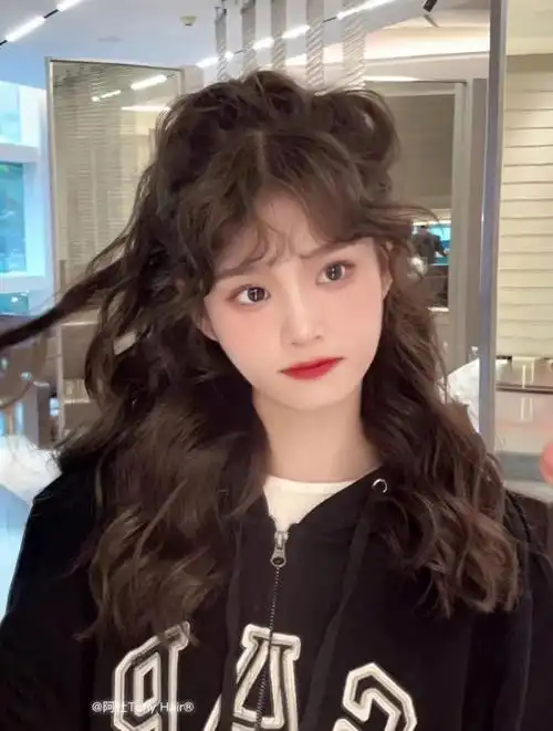 羊毛卷  #减龄发型  #法式烫发  #发型