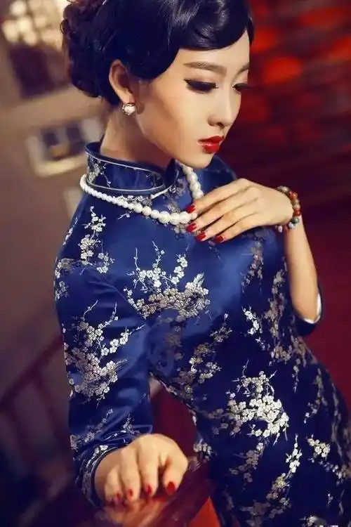 50张勾魂女子旗袍照片,真养眼!_女人_风情_中国