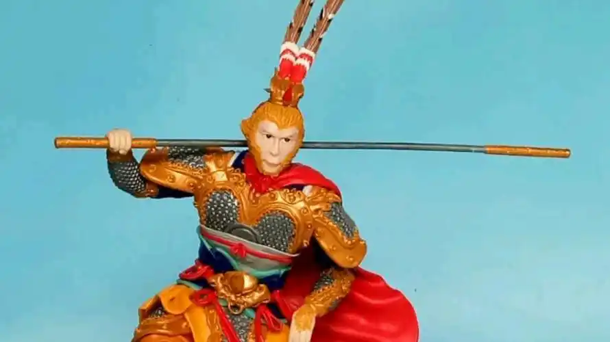 徐真面塑手作订单作品西游记齐天大圣孙悟空