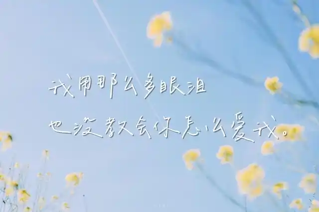 分手时发朋友圈文案,记住,能离开的从不是最好的