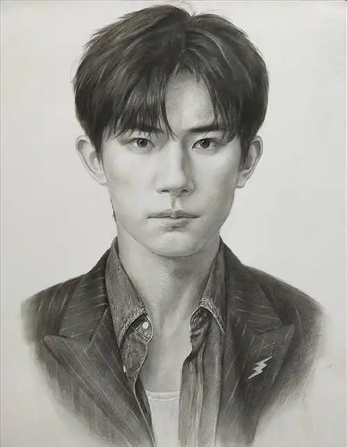 画易烊千玺素描头像有哪些技巧