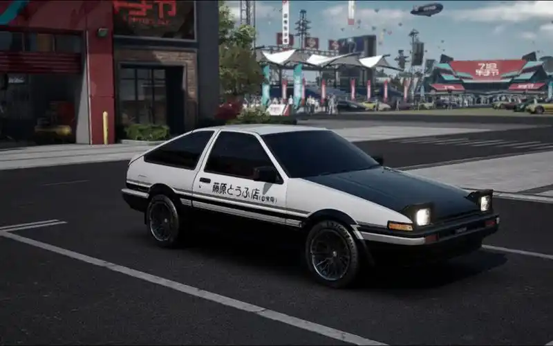 巅峰极速萌新头文字d涂装ae86新图榛名山试跑