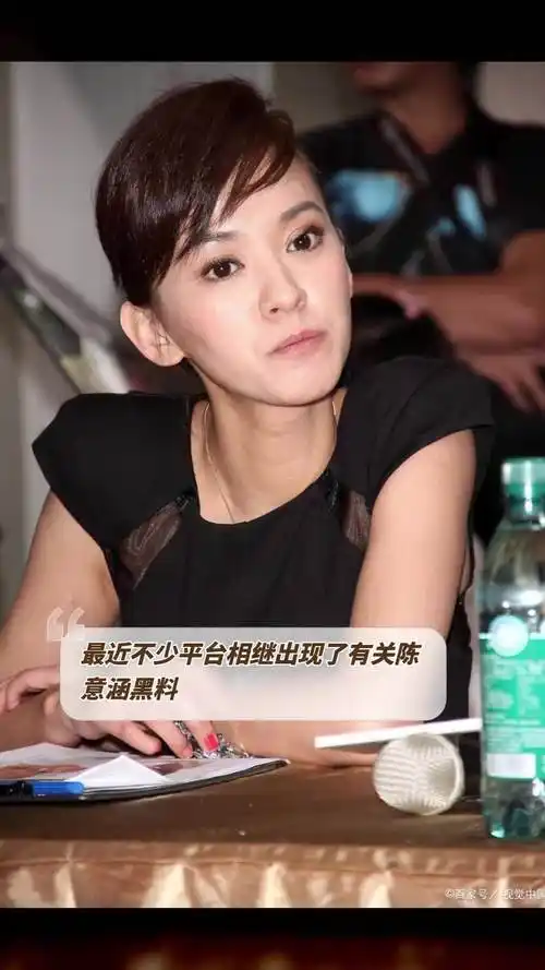 最近不少平台相继出现了有关陈意涵黑料