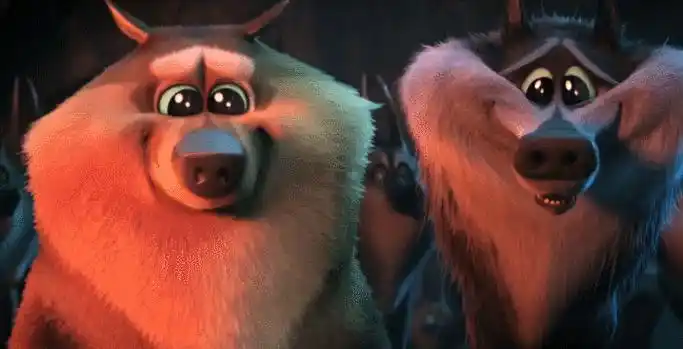 可爱 感叹 歪头 狼 电影 萌化了 逗鸟外传萌宝满天飞