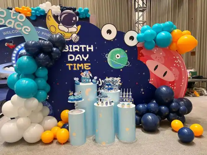 宝宝生日宴  #宝宝宴布置  #宁波气球布置