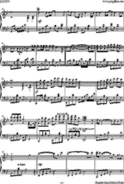生死不离_钢琴谱_用户传谱 | 搜谱网