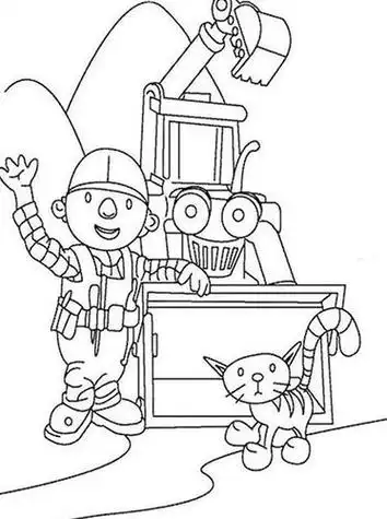 人物简笔画涂色画打印