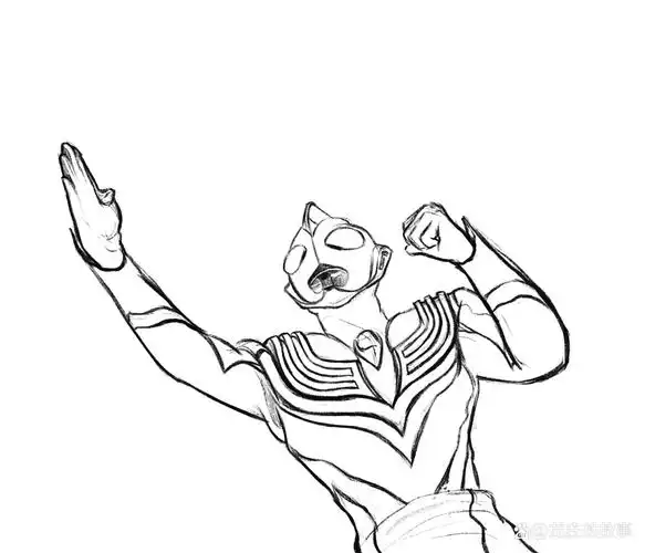 奥特曼简笔画教程
