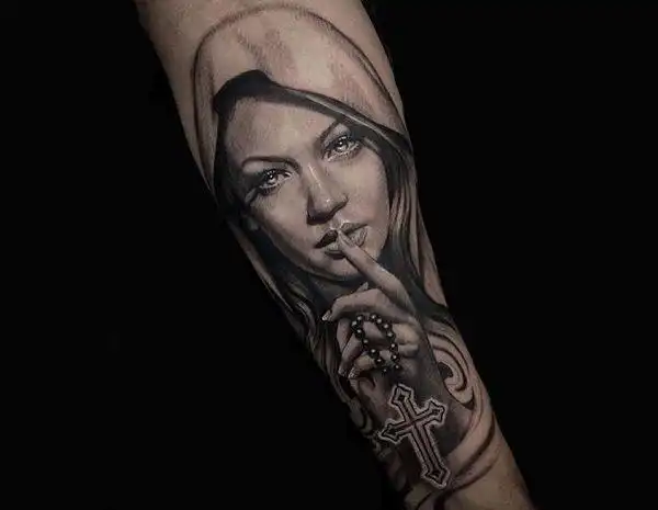 欧美个性写实风纹身图案2