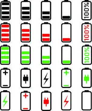 设置电池标志符号.