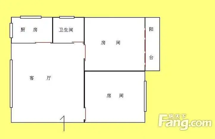 芳村怡芳苑 舒适两房 家电齐全 随时入住-整租