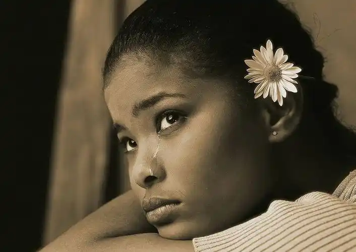 女生唯美的哭泣