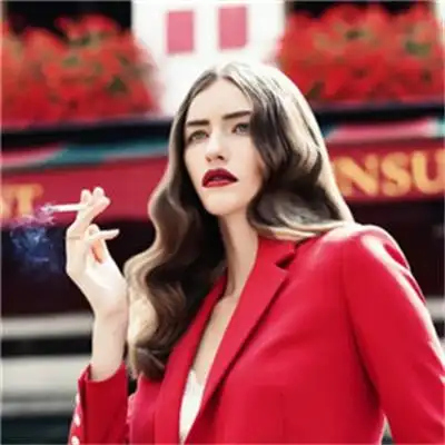 复古风高冷女王头像霸气欧美范十足