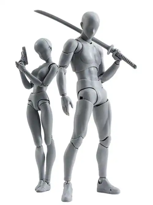 手办素体人体模型万代shf美术漫画绘画关节潮玩盲盒