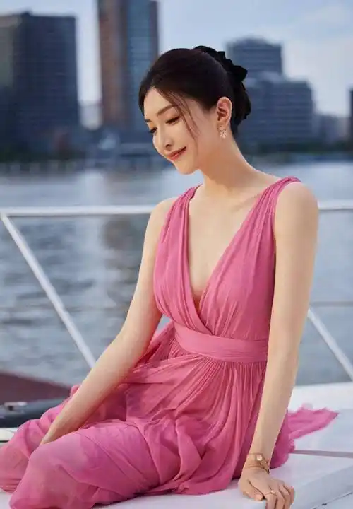 江疏影照片暴露事业线!