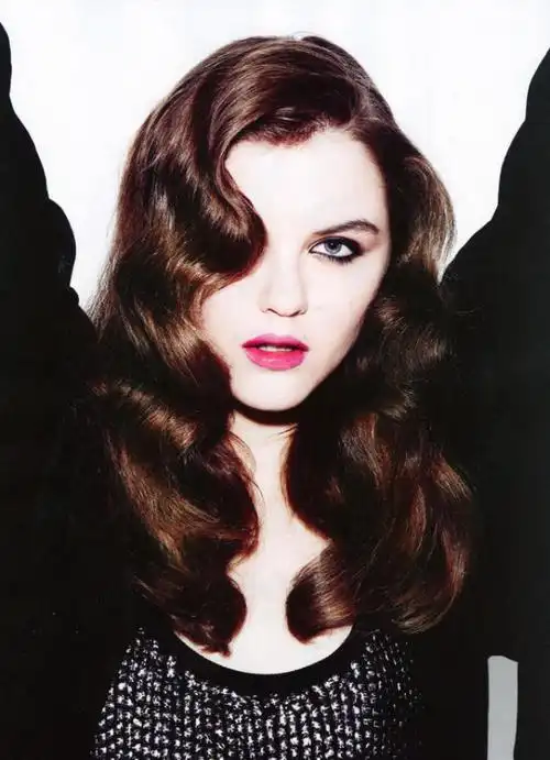 复古,欧美,发型,卷发大卷发!