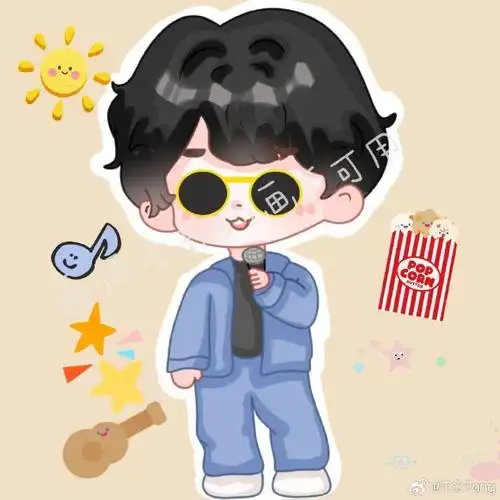 立绘半身q版##q版人物约稿##马嘉祺