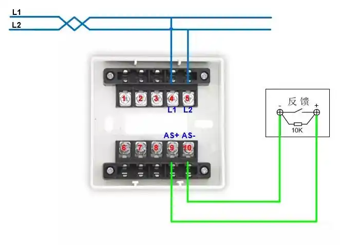青鸟消防:二总线产品接线示意图(5131,5141,5142模块接线)