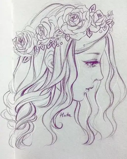 手绘小姐姐教你用铅笔画小姐姐